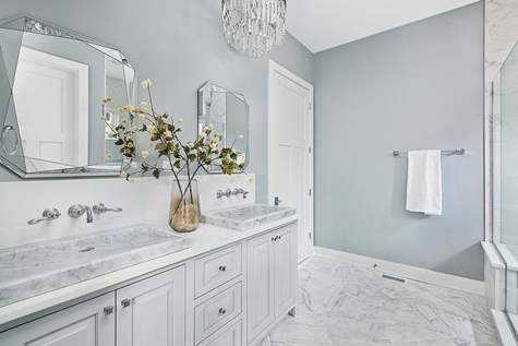 color schemes for modern bathrooms