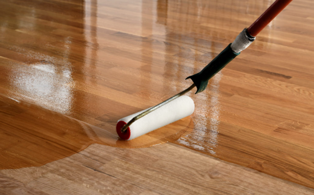 Refinishing hardwood floor